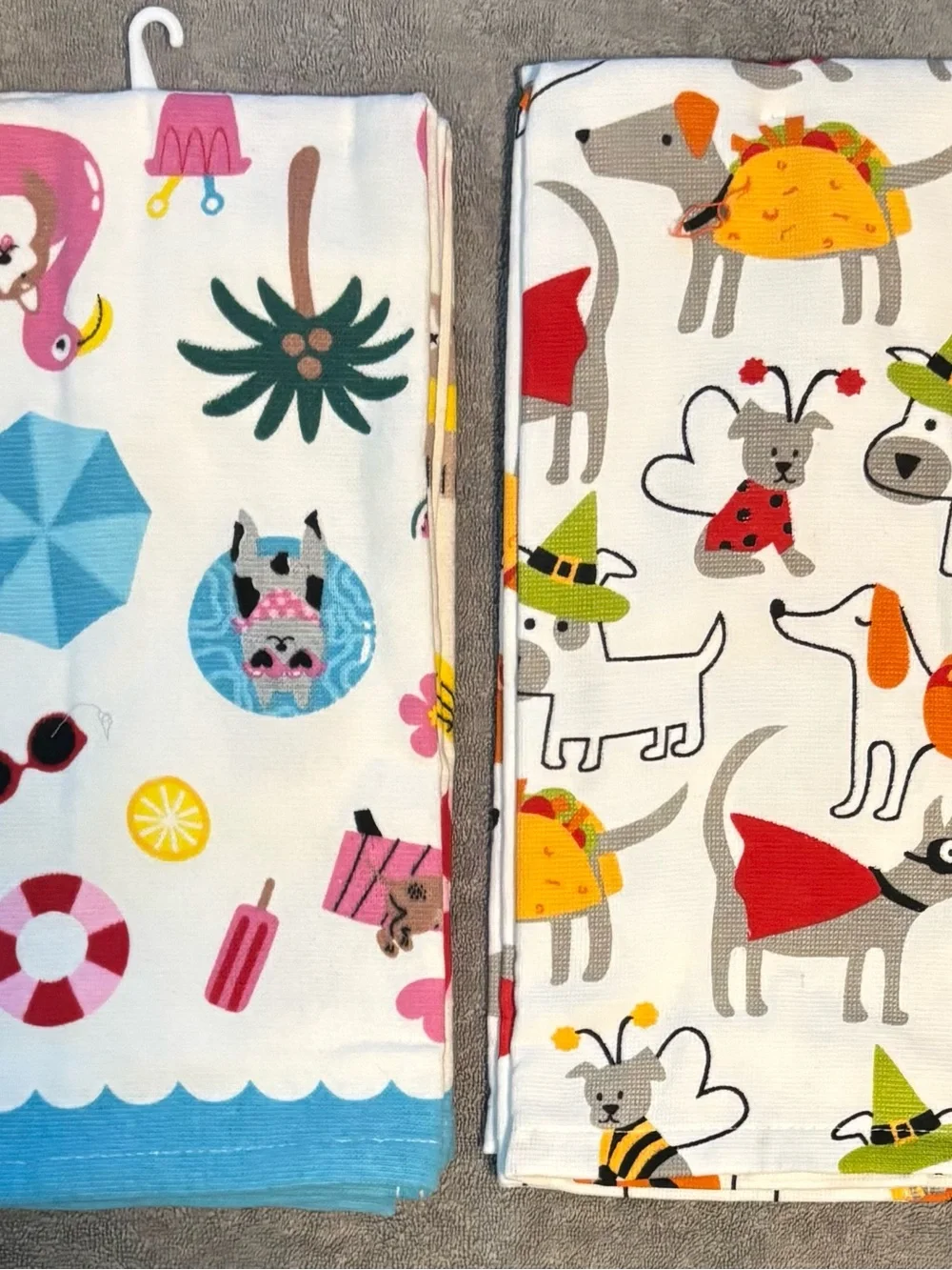 NWT Dachshund Kitchen Towels and Tote